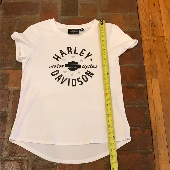 Harley-Davidson White Women's T-Shirt - Picture 9 of 9